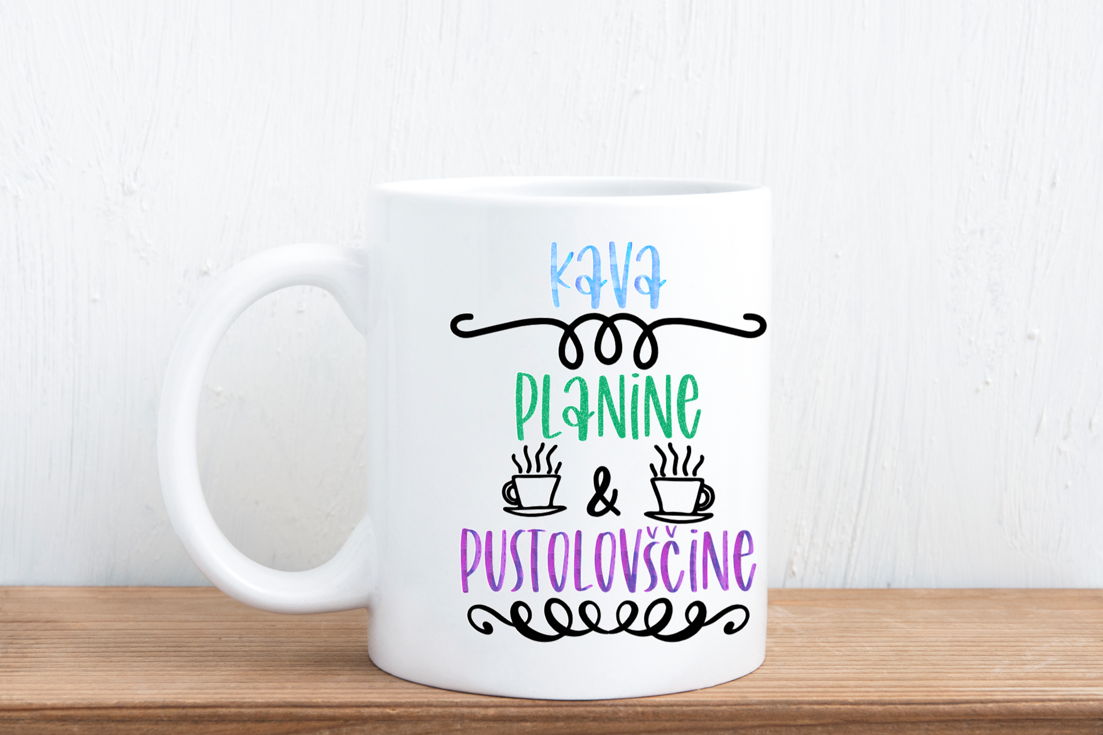 Skodelica Kava & planine & pustolovščine