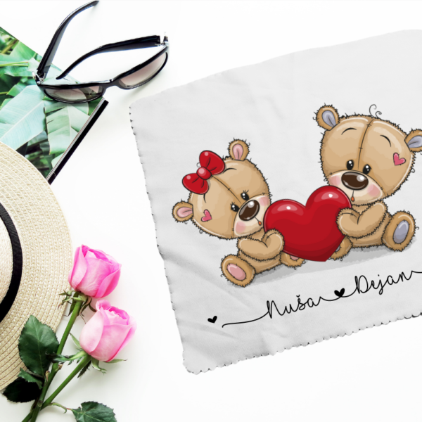 Personalizirane Valentinove krpice za očala